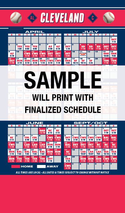 Real Estate Baseball Schedules